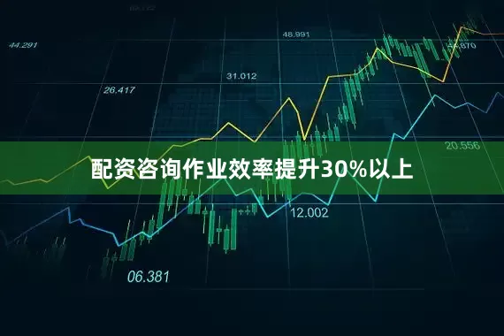 配资咨询作业效率提升30%以上